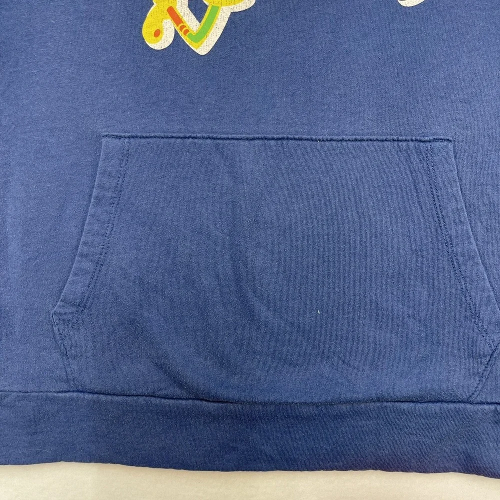 Nickelodeon Spongebob Squarepants Hoodie Kid's Size XXL Sweatshirt Blue Pullover